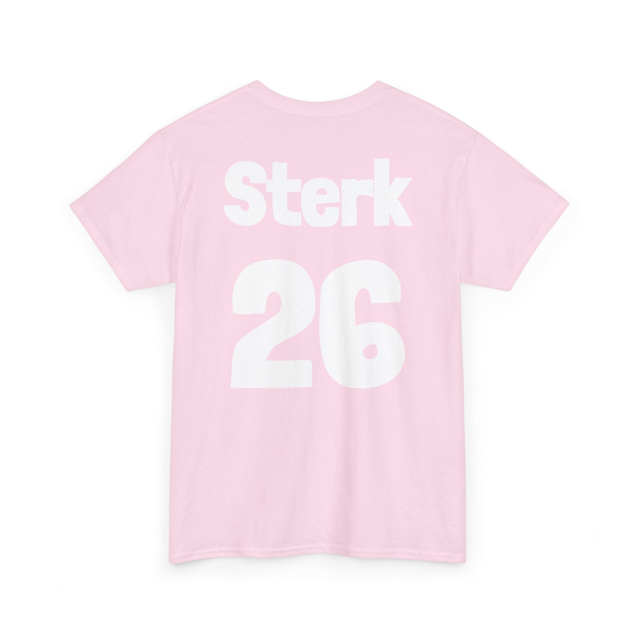 Sterk 26 Back-Print T-Shirt — Minimal Logo Chest, Bold Number Design
