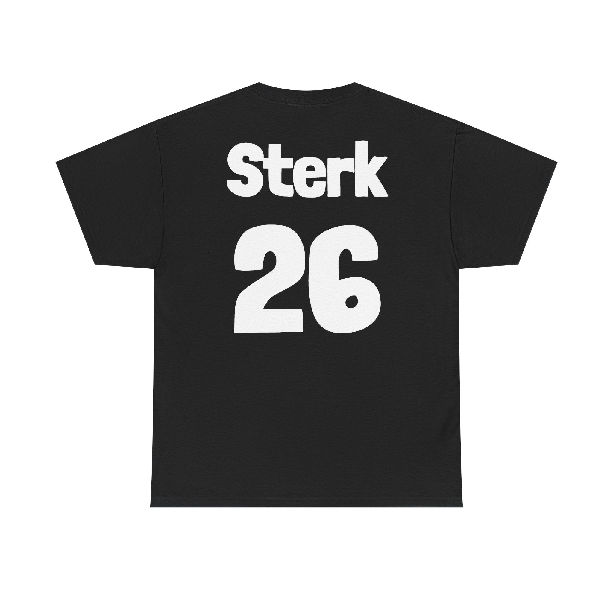 Sterk 26 Back-Print T-Shirt — Minimal Logo Chest, Bold Number Design